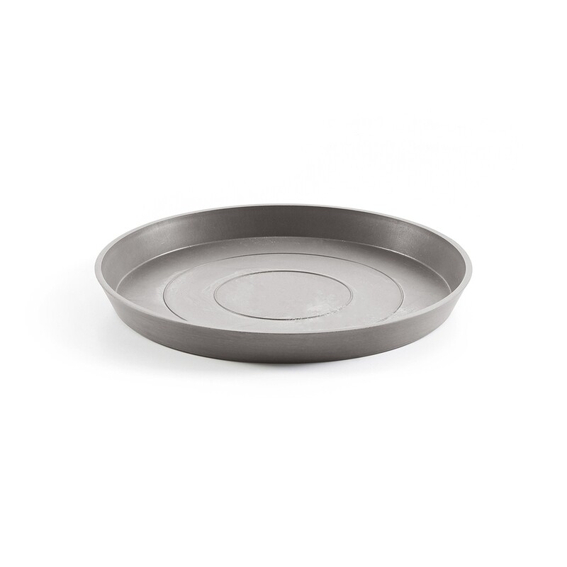 Ecopots Saucer Round Taupe - inside bottom Ø 46 cm / outside Ø 50,5 x H 3,5 cm