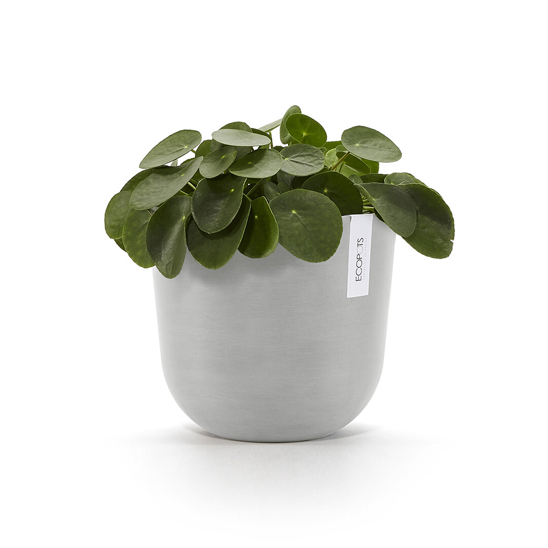 Ecopots Oslo 25 White Grey Ecopots Oslo 25 White Grey