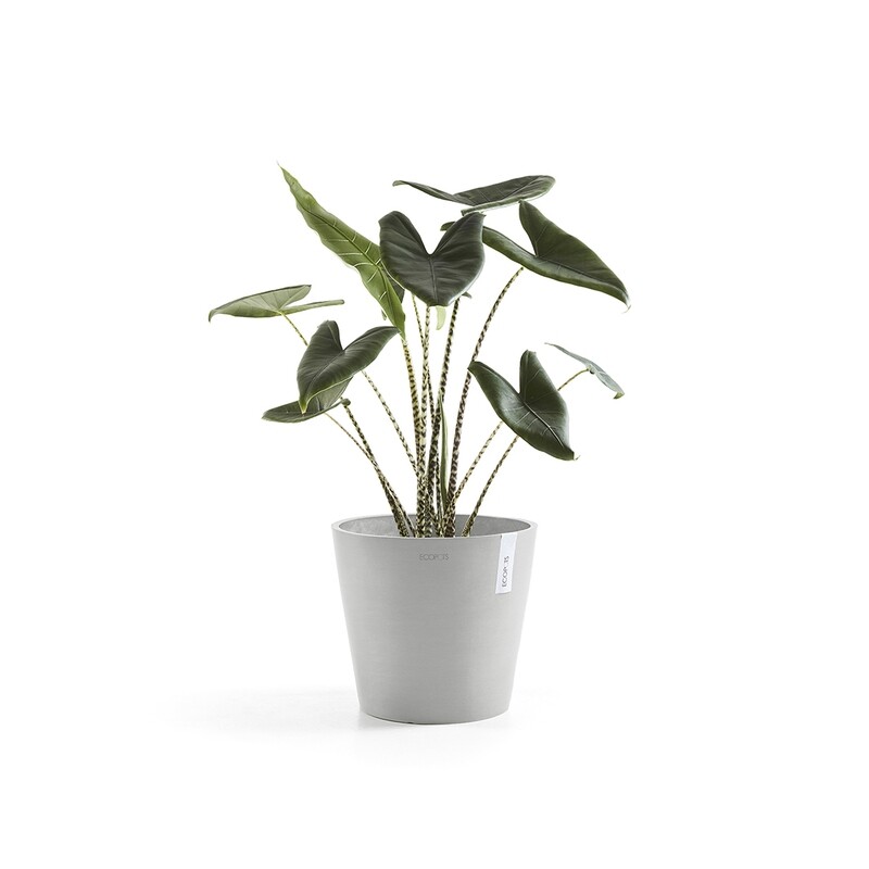 Ecopots Amsterdam 30 White Grey