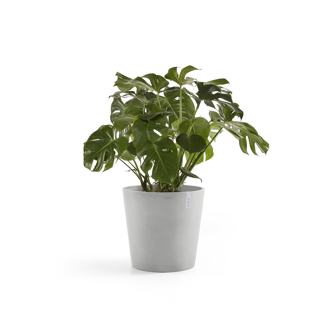 Ecopots Amsterdam 50 White Grey