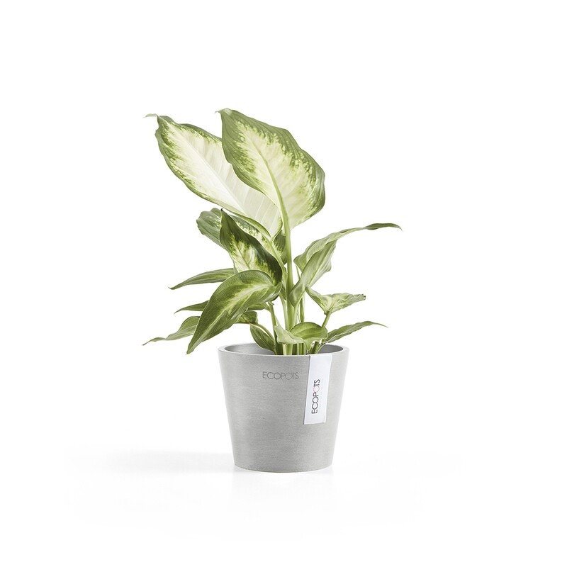 Ecopots Amsterdam Mini 10,5 White Grey