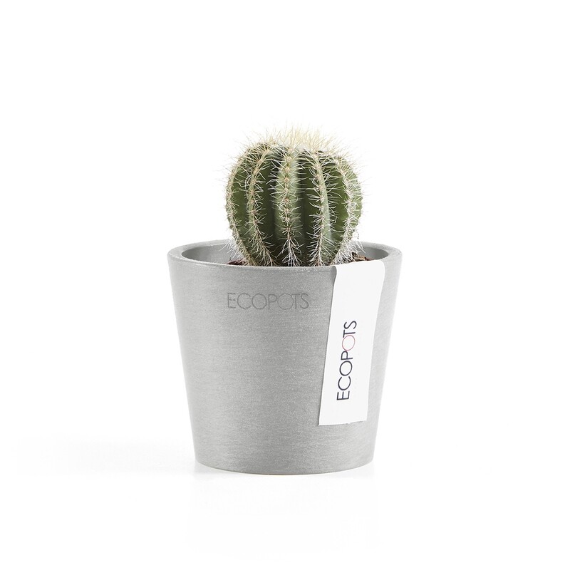 Ecopots Amsterdam Mini 8 White Grey