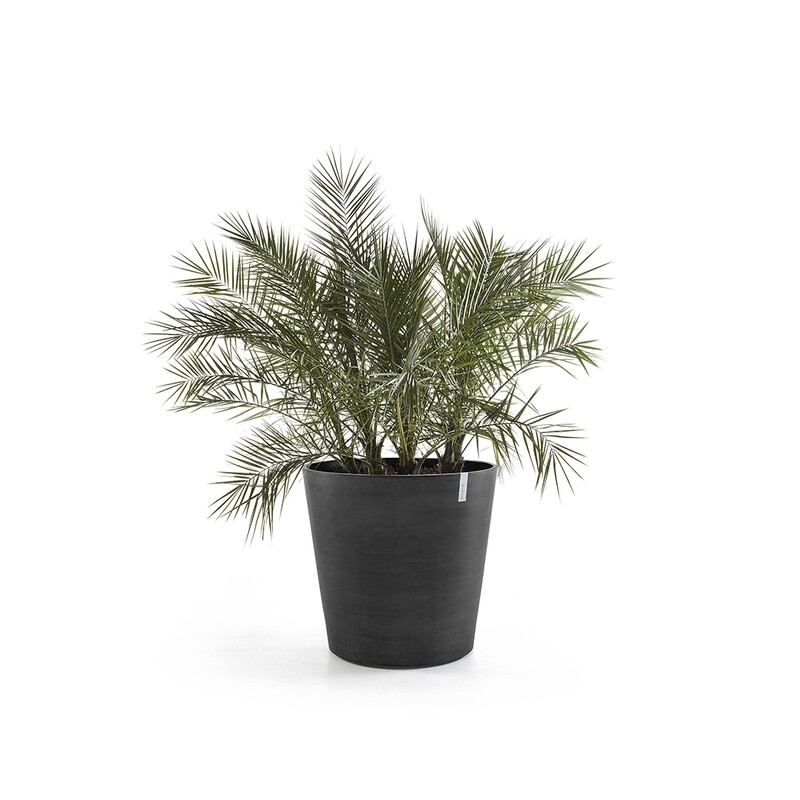 Ecopots Amsterdam Wheels 80 Dark Grey