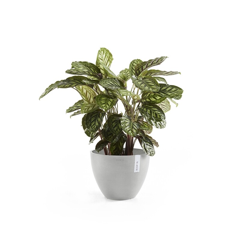 Ecopots Antwerp 30 White Grey