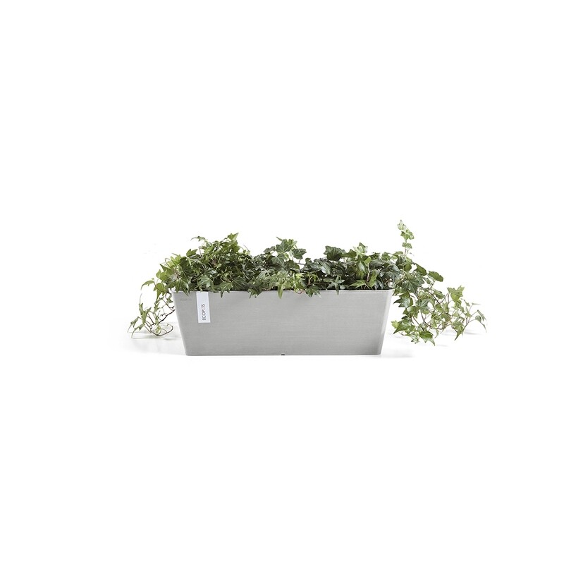 Ecopots Bruges 45 White Grey