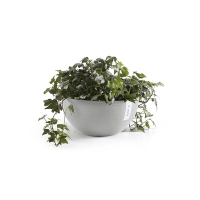 Ecopots Brussels 25 White Grey