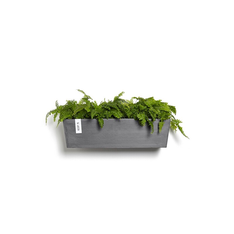 Ecopots Manhattan Wall L 55 Grey
