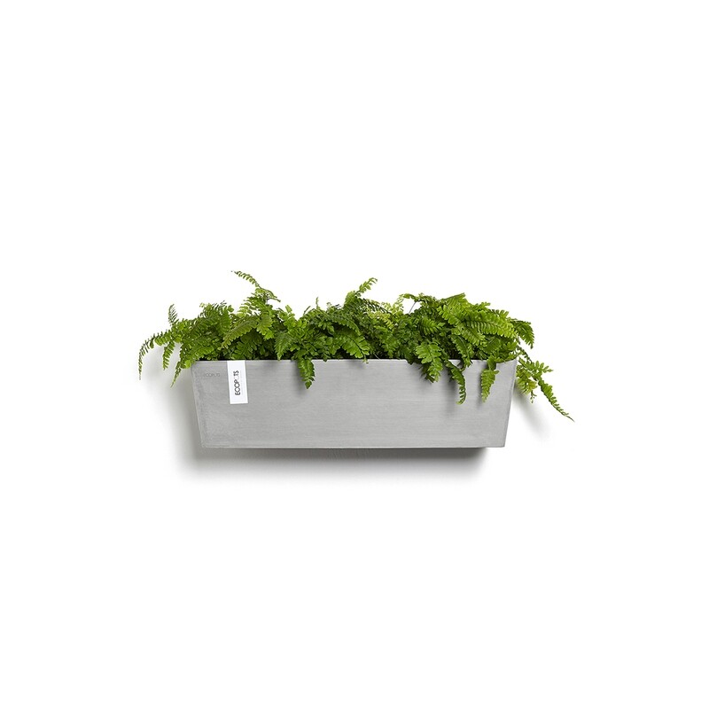 Ecopots Manhattan Wall L 55 White Grey
