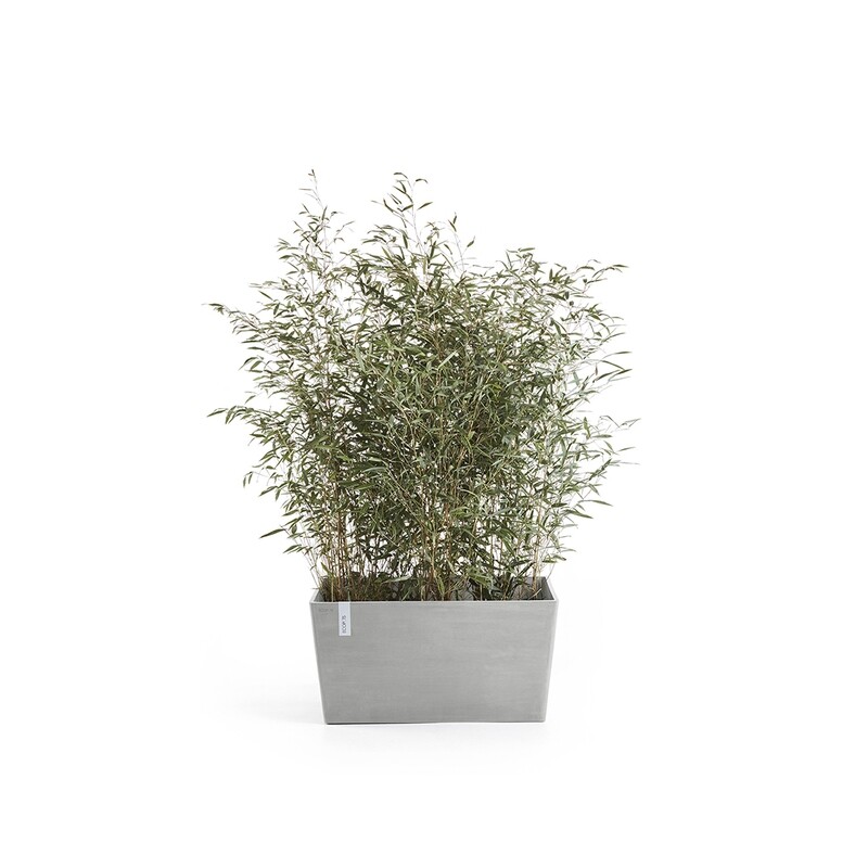 Ecopots Paris 80 White Grey