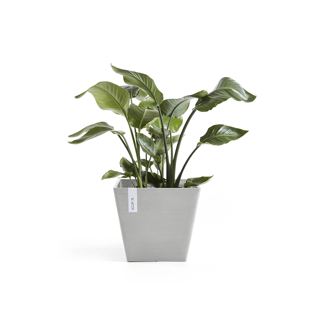 Ecopots Rotterdam 40 White Grey