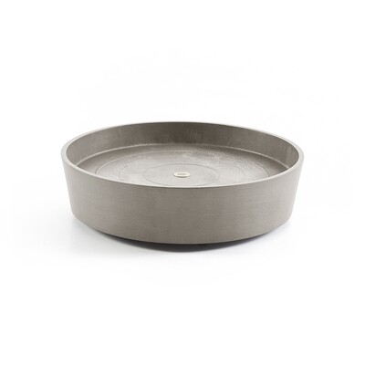 Ecopots Saucer Wheels Round Taupe Ø34,1 x H9 cm