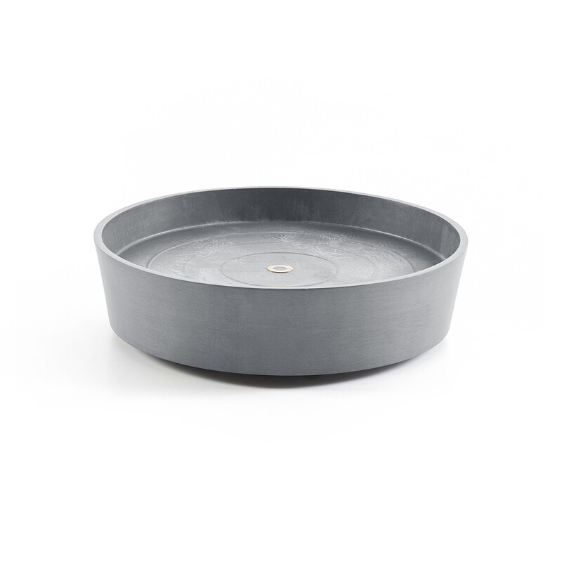 Ecopots Saucer Wheels Round Blue Grey Ø41,6 x H9 cm