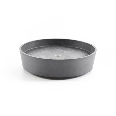 Ecopots Saucer Wheels Round Grey Ø41,6 x H9 cm