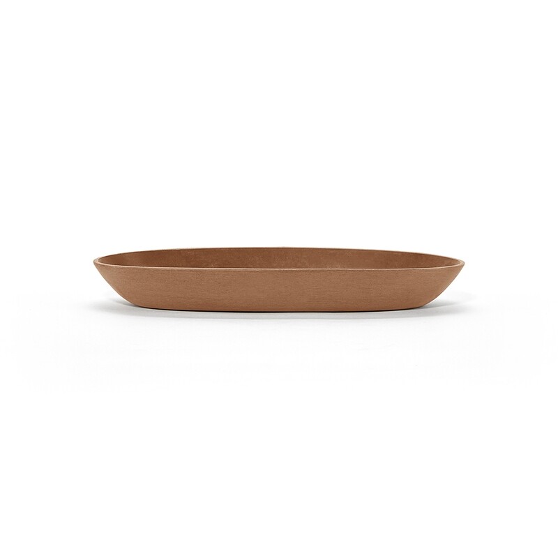 Ecopots Saucer Oval 30 Terracotta