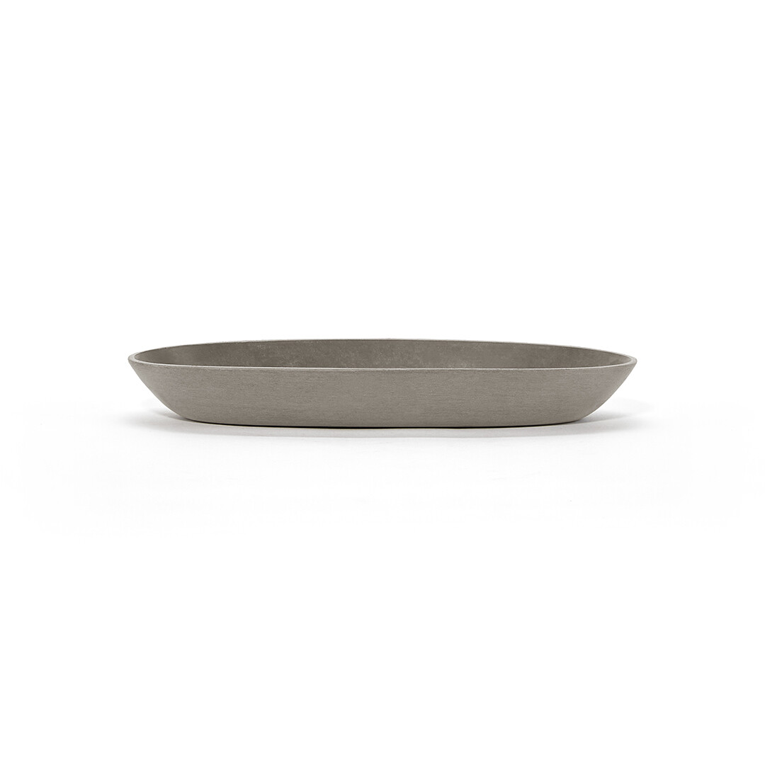 Ecopots Saucer Oval 30 Taupe
