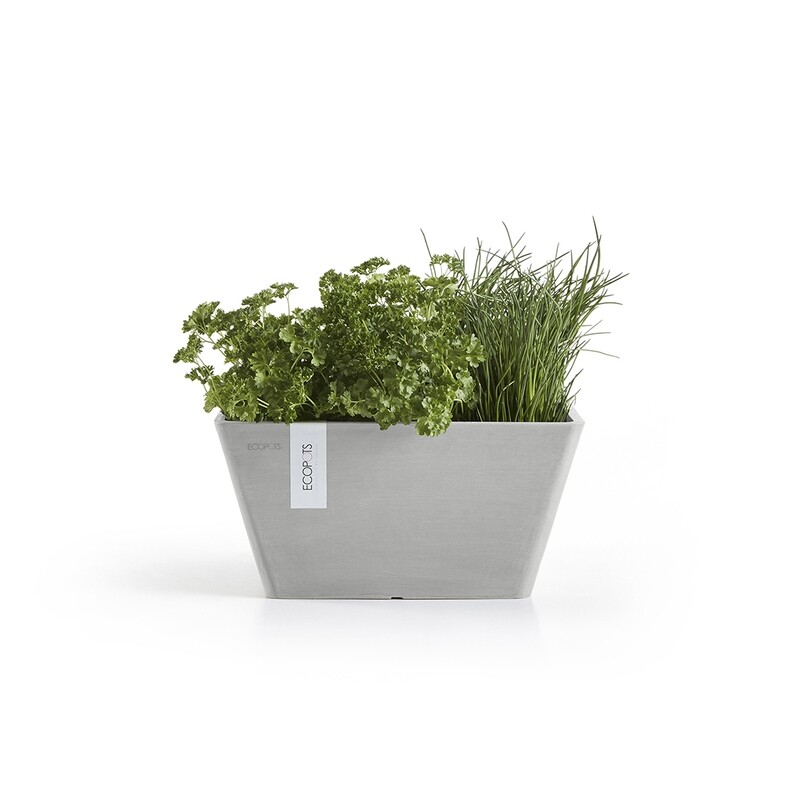 Ecopots Berlin 30 White Grey