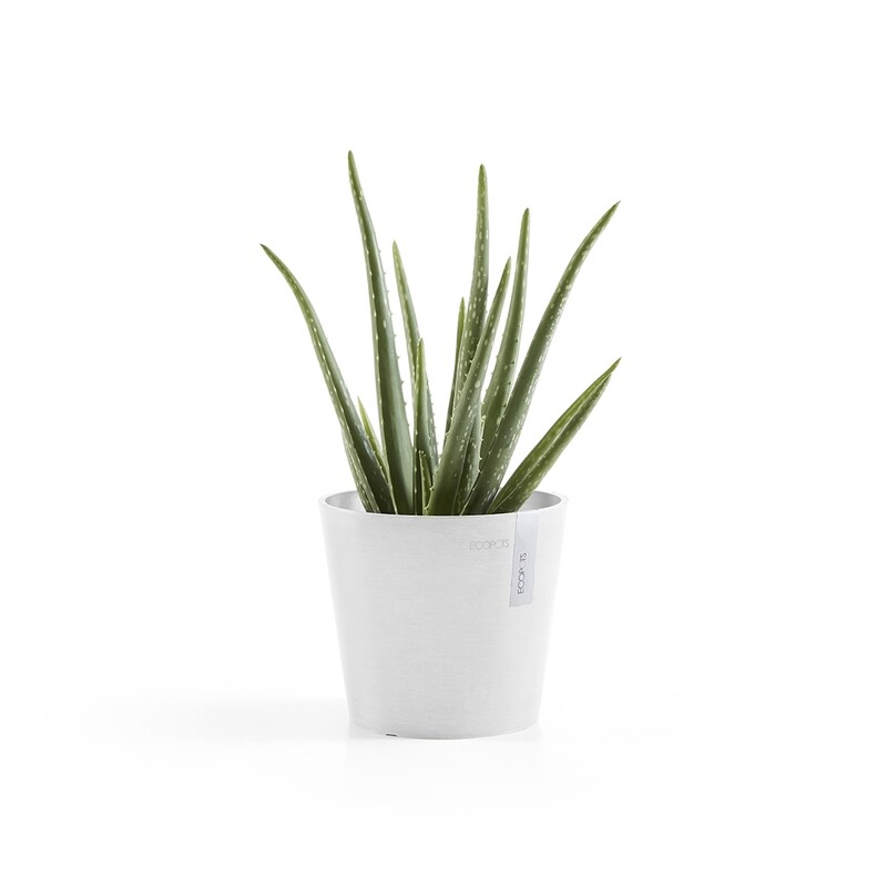 Ecopots Amsterdam Mini 17 Pure White