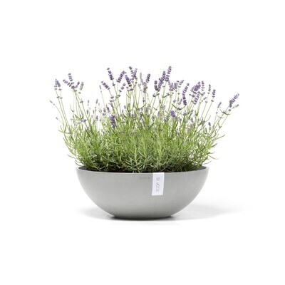 Ecopots Vienna 50 White Grey