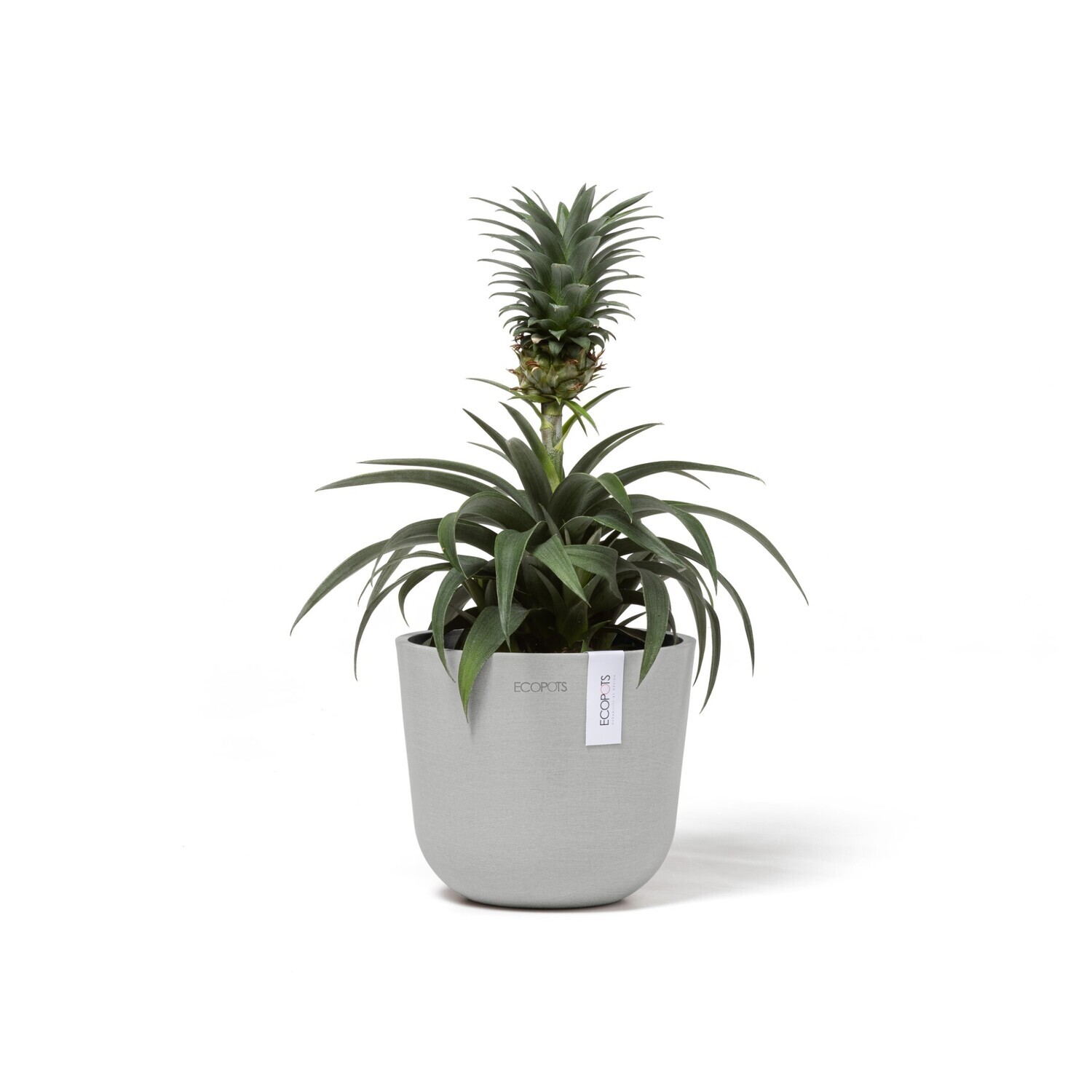 Ecopots Oslo Mini 16 White Grey