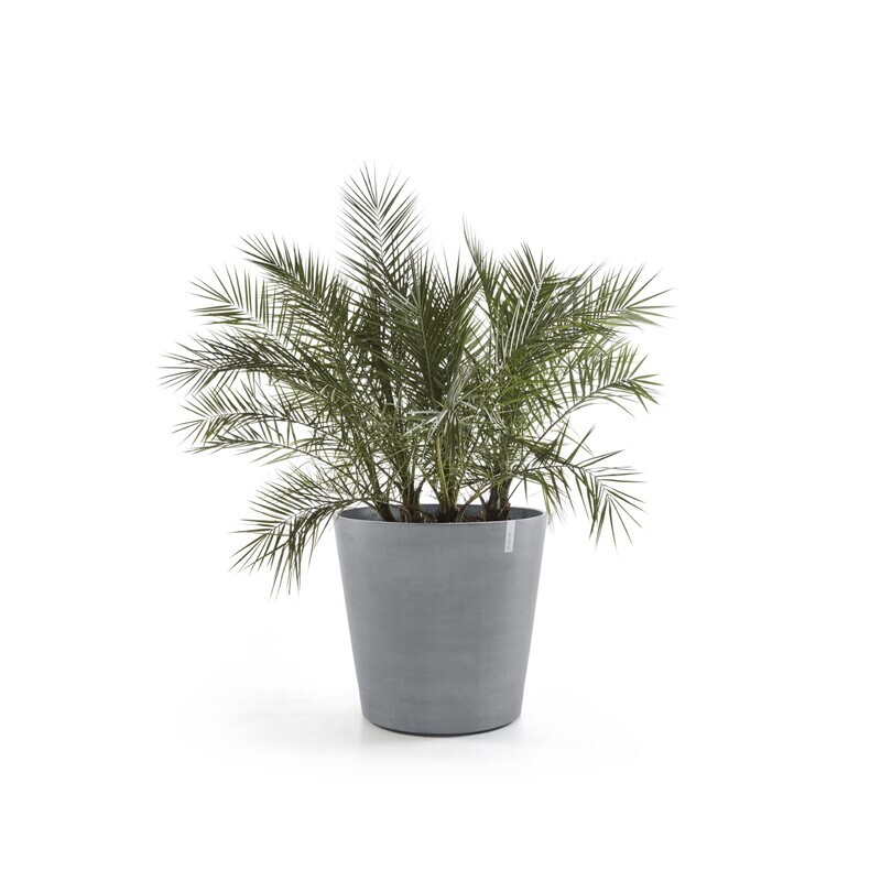 Ecopots Amsterdam Wheels 100 Blue Grey