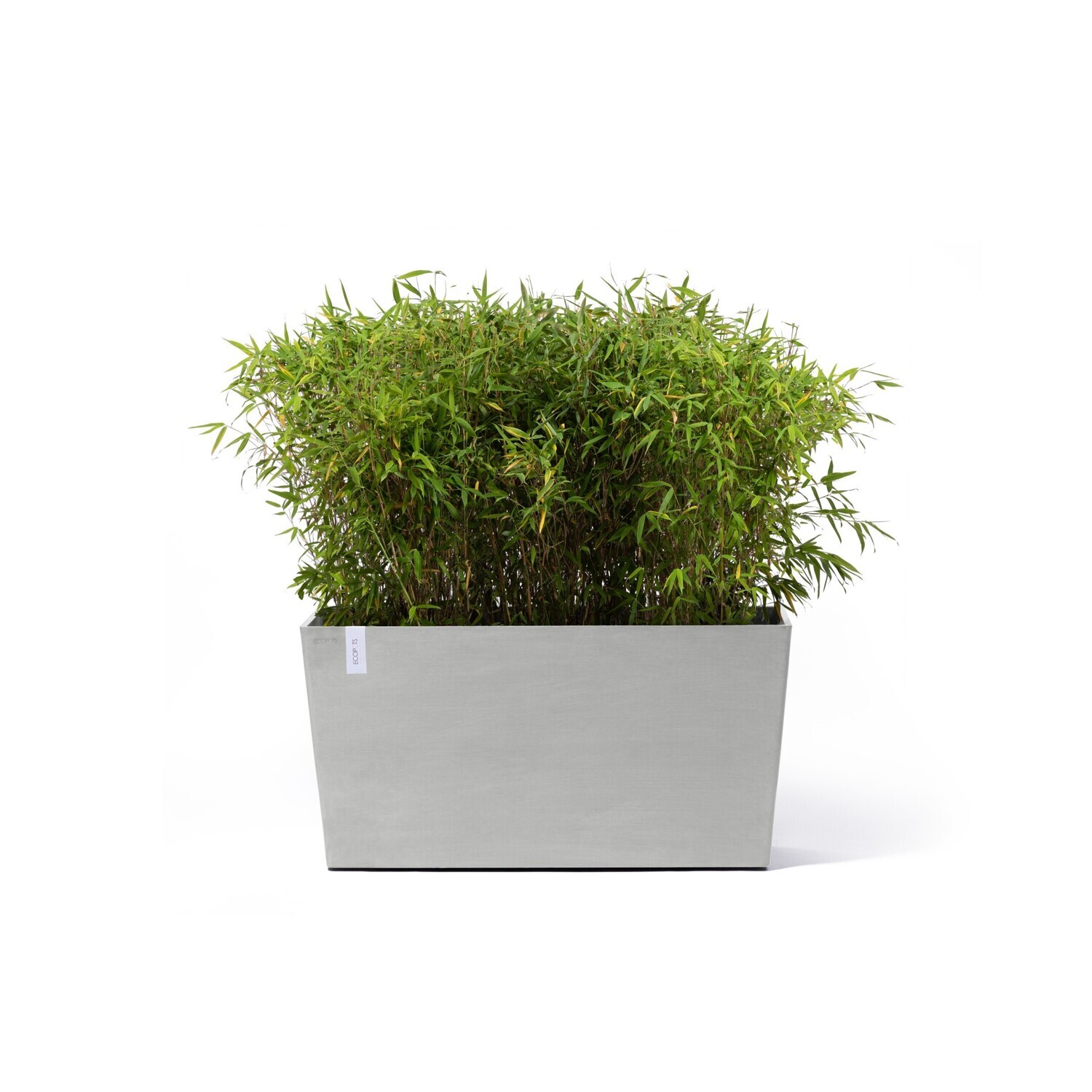 Ecopots Paris On Wheels 100 White Grey