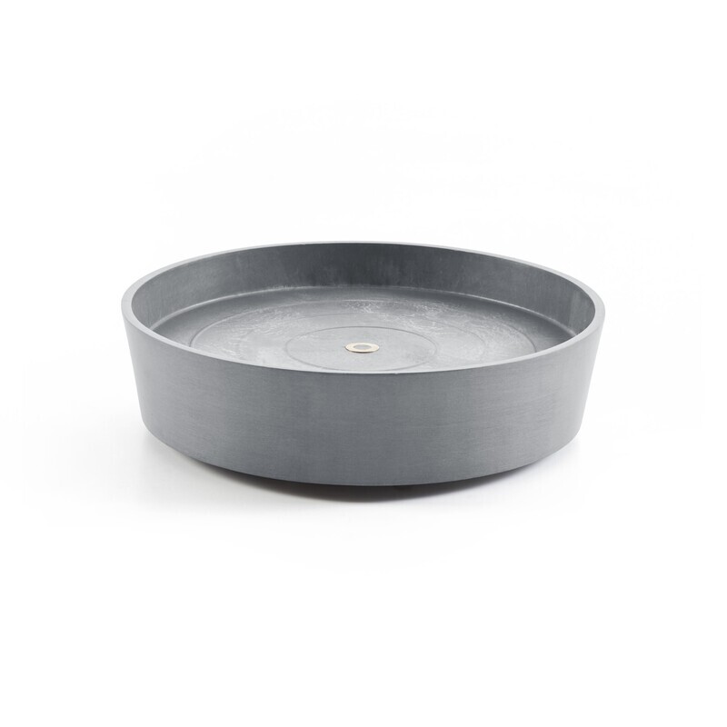 Ecopots Saucer Wheels Round Blue Grey Ø28,7 x H8,3 cm