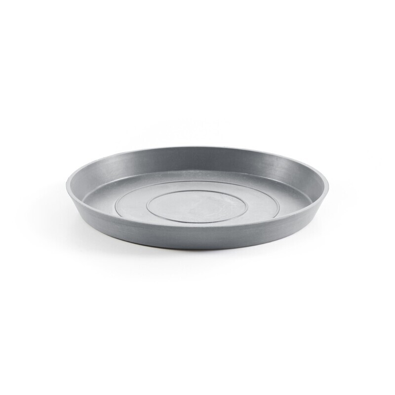 Ecopots Saucer Round Blue Grey - inside bottom Ø 18 cm / outside Ø 21 x H 2,5 cm