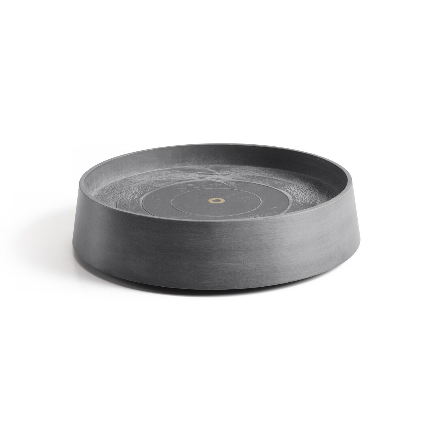 Ecopots Saucer Wheels Oslo Grey Ø 41 x H 9,5 cm
