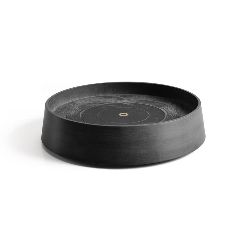 Ecopots Saucer Wheels Oslo Dark Grey Ø 41 x H 9,5 cm