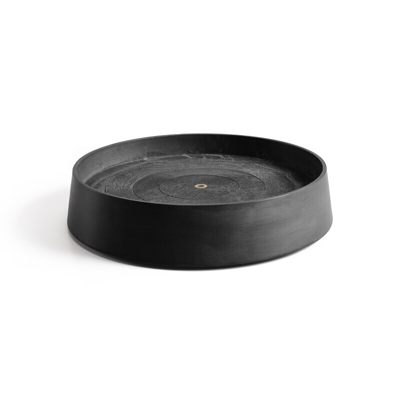 Ecopots Saucer Wheels Oslo Dark Grey Ø 50 x H 10,5 cm