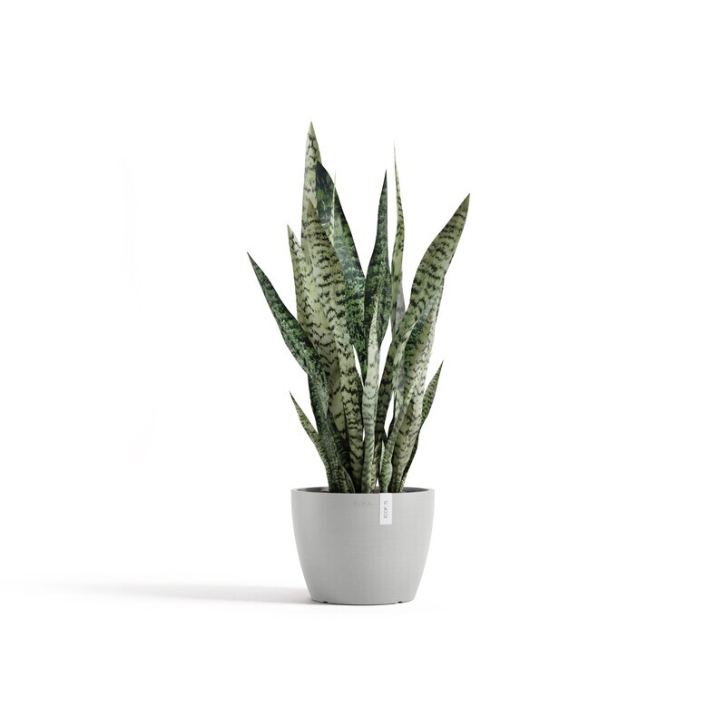 Ecopots Stockholm 24 White Grey