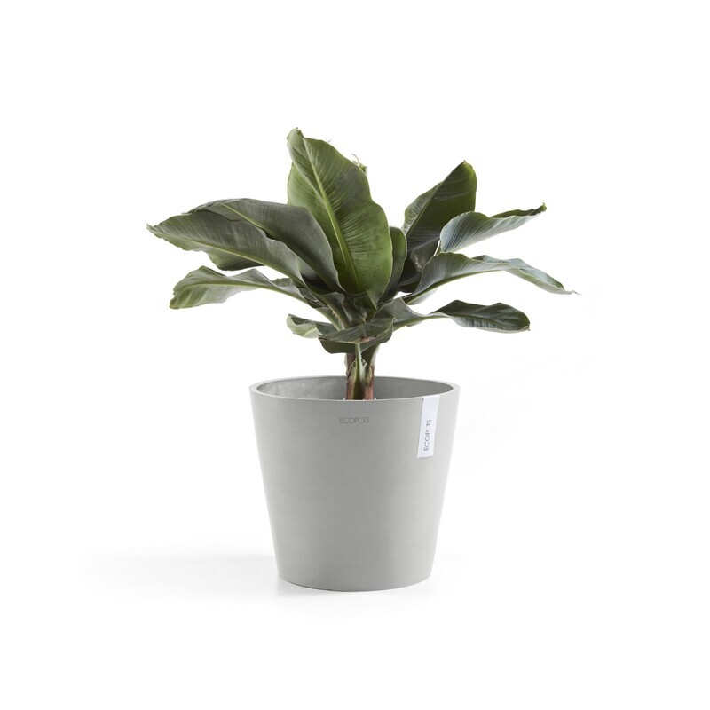 Ecopots Amsterdam 25 White Grey