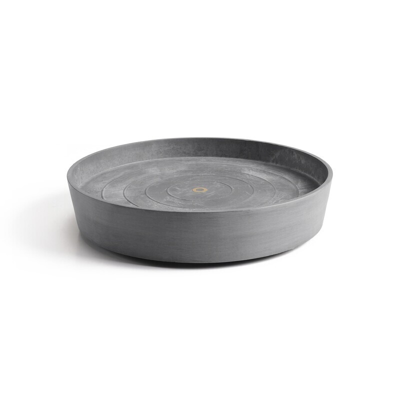 Ecopots Saucer Wheels Round Grey Ø51 x H10,3 cm