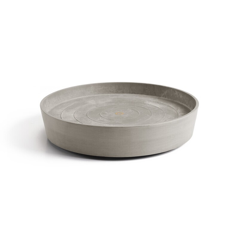 Ecopots Saucer Wheels Round Taupe Ø51 x H10,3 cm