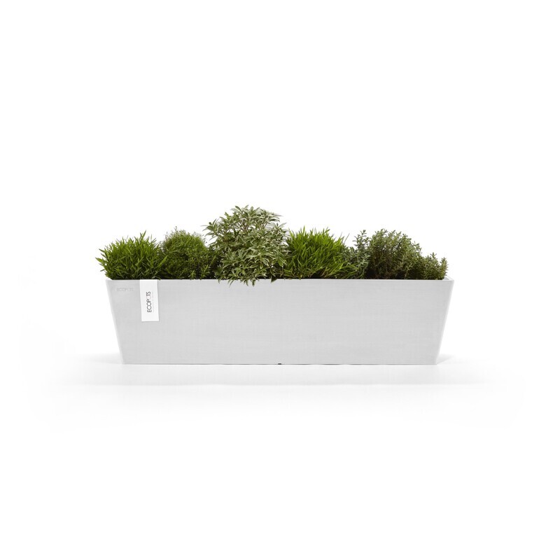 Ecopots Bruges 80 Pure White