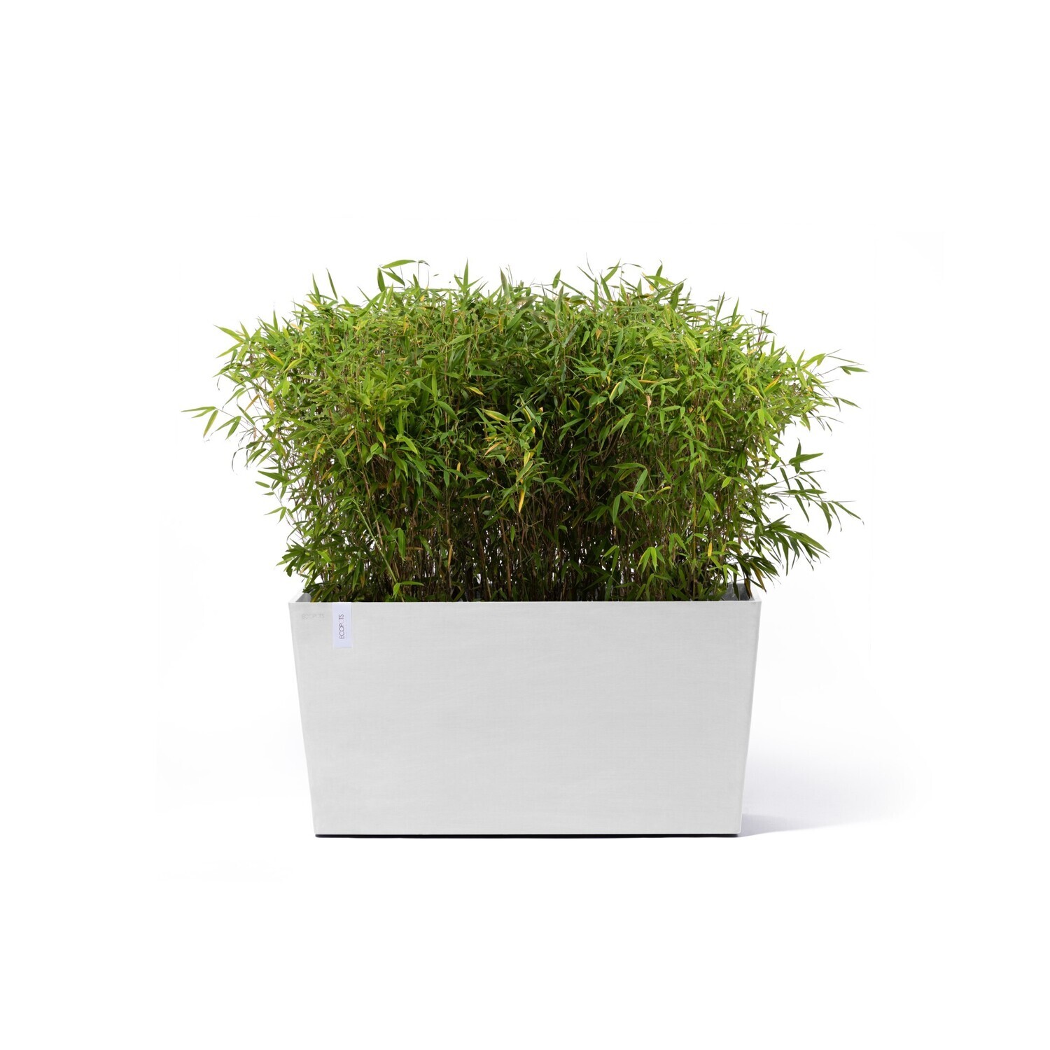 Ecopots Paris On Wheels 100 Pure White