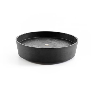Ecopots Saucer Wheels Round Dark Grey Ø41,6 x H9 cm