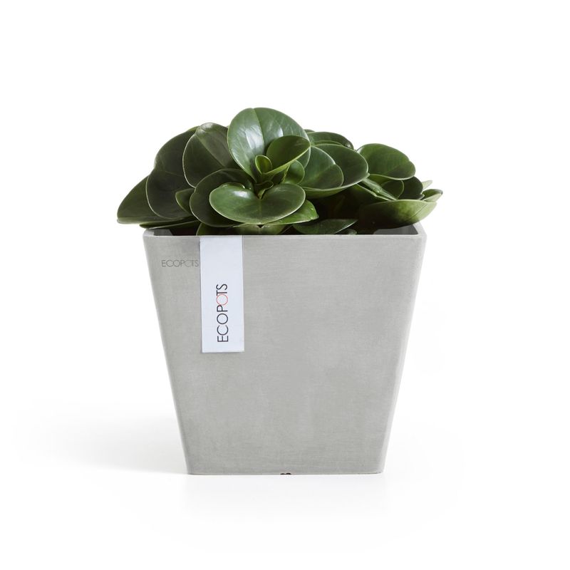 Ecopots Rotterdam 20 White Grey Ecopots Rotterdam 20 White Grey