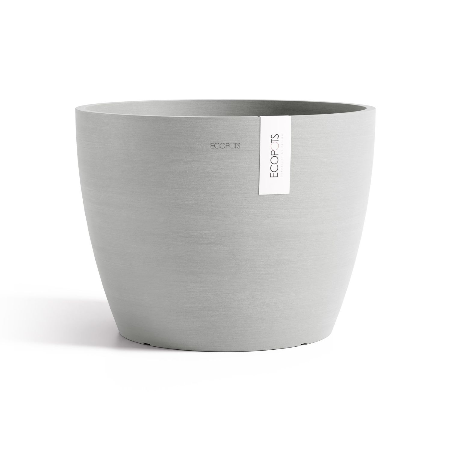 Ecopots Stockholm 45 White Grey