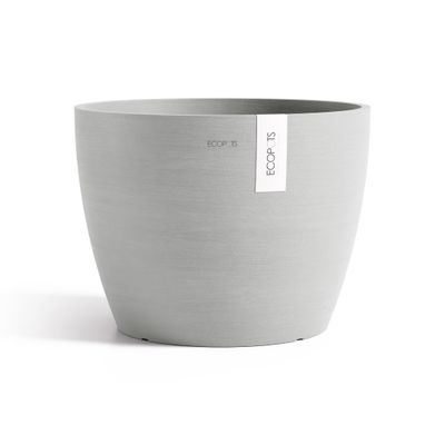 Ecopots Stockholm 45 White Grey