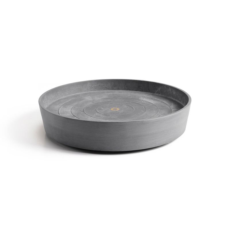 Ecopots Saucer Wheels Round Grey Ø59 x H10,1 cm