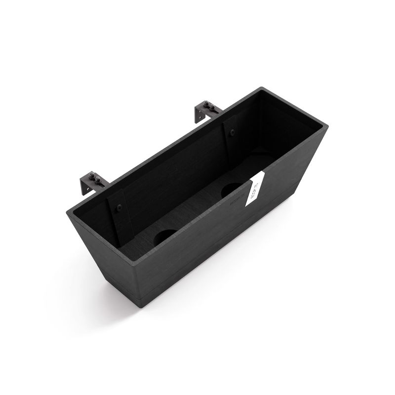 Ecopots Bruges Balcony 50 Dark Grey