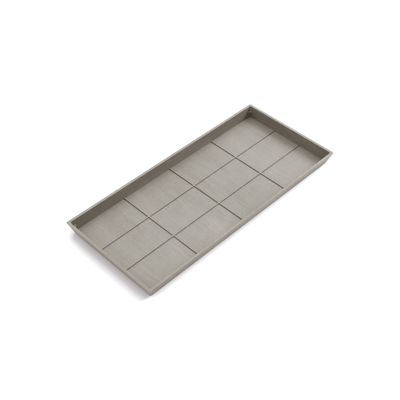 Ecopots Saucer Paris 100 Taupe - Outside L 93,1  x H 5 cm