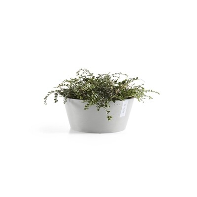 Ecopots Frankfurt 40 White Grey