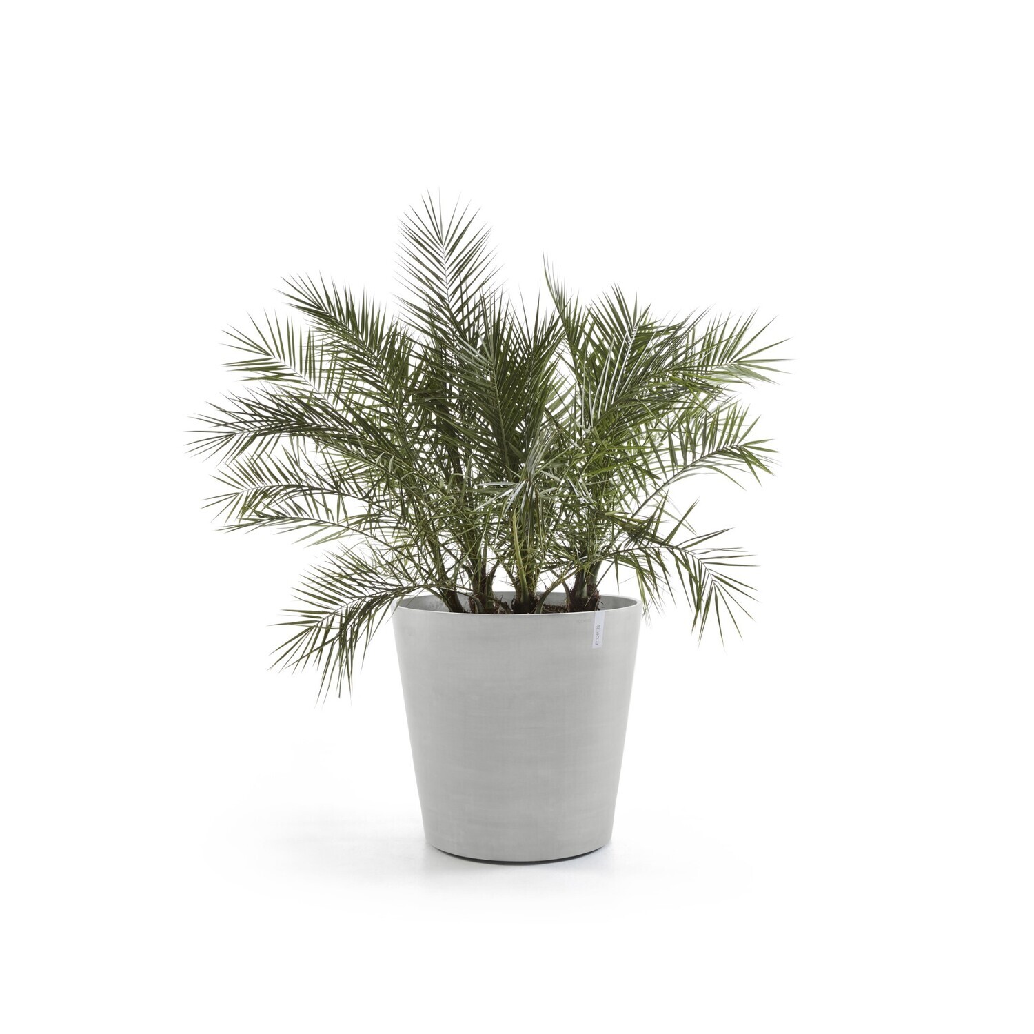 Ecopots Amsterdam Wheels 100 White Grey