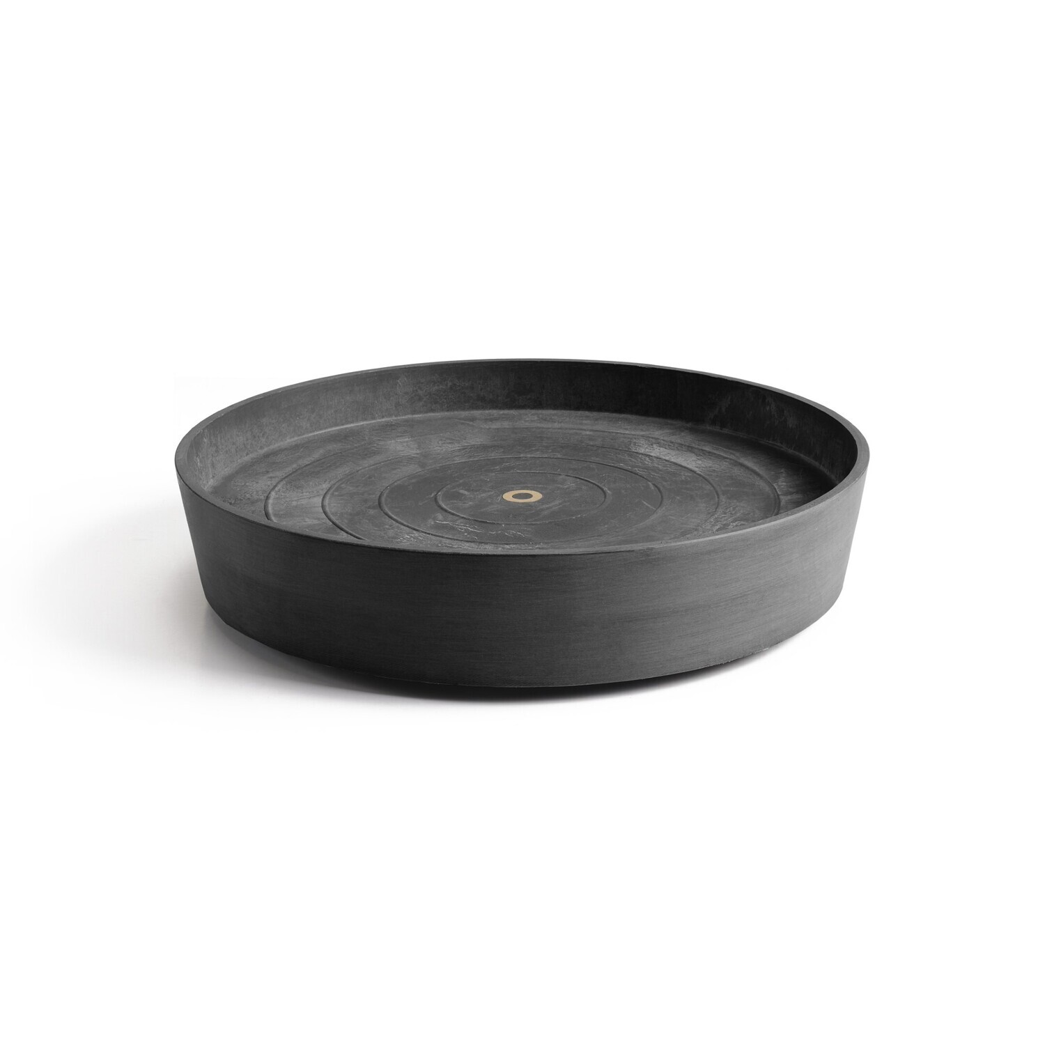 Ecopots Saucer Wheels Round Dark Grey Ø51 x H10,3 cm