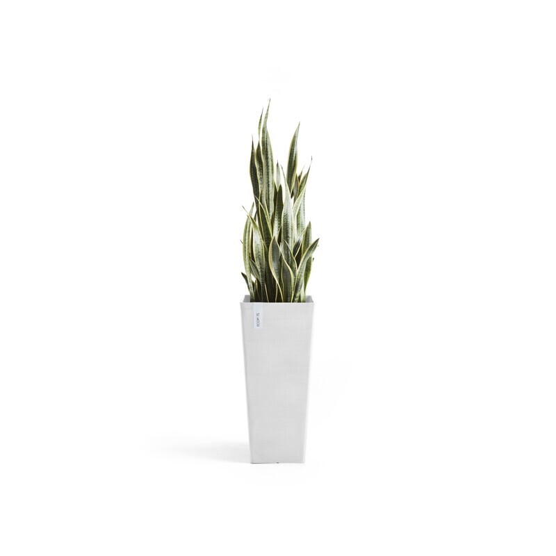 Ecopots Rotterdam High 70 Pure White