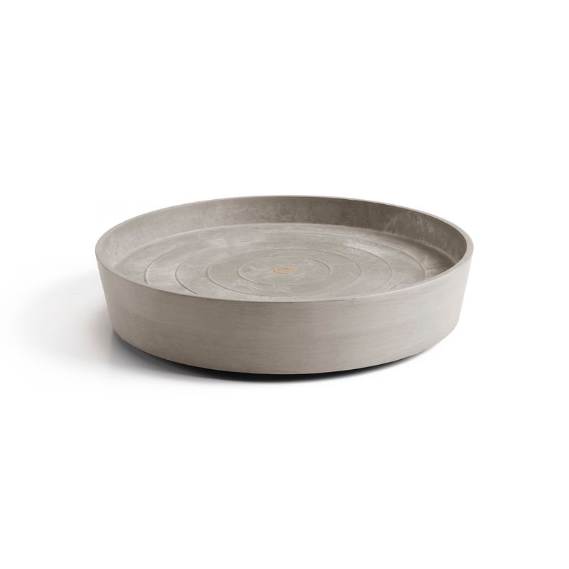 Ecopots Saucer Wheels Round Taupe Ø59 x H10,1 cm