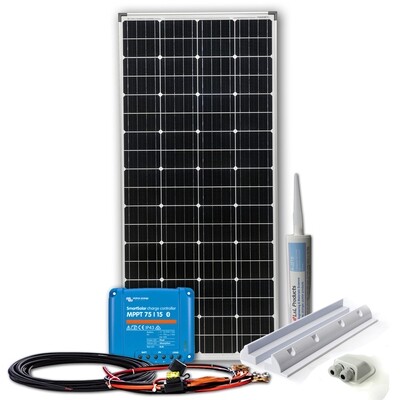 160W Mono-HV Wohnmobil Solaranlage Victron MPPT HXH - mit Bluetooth-Überwachung und LiFePo4-geeignet 160W Mono-HV Wohnmobil Solaranlage Victron MPPT HXH - mit Bluetooth-Überwachung und LiFePo4-geeignet
