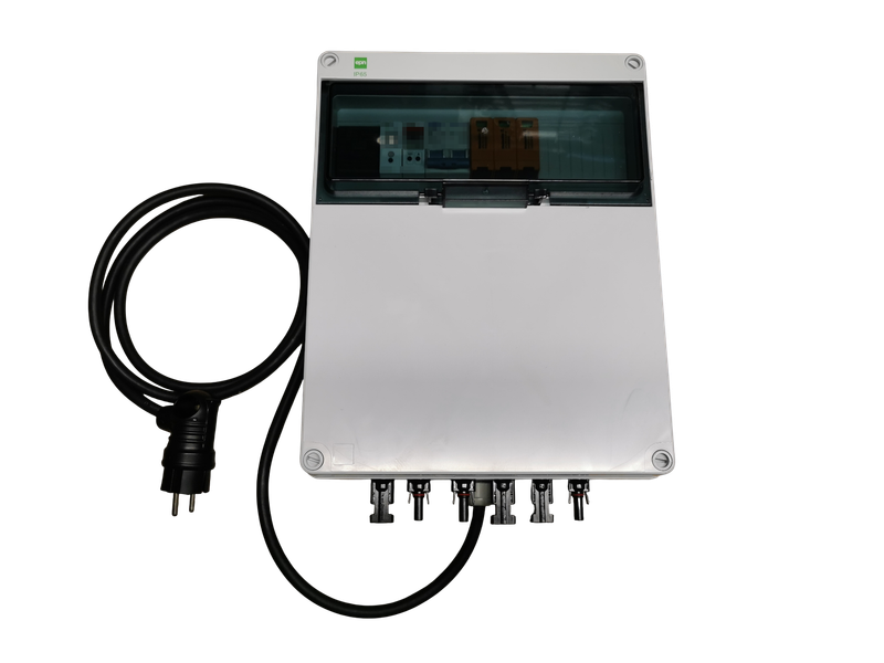 Solar-Umschalter PV-Umschalter 2 auf 1, , automatisch + smart (Tuya, Smartlife), auch für Strings bis 400V 15A